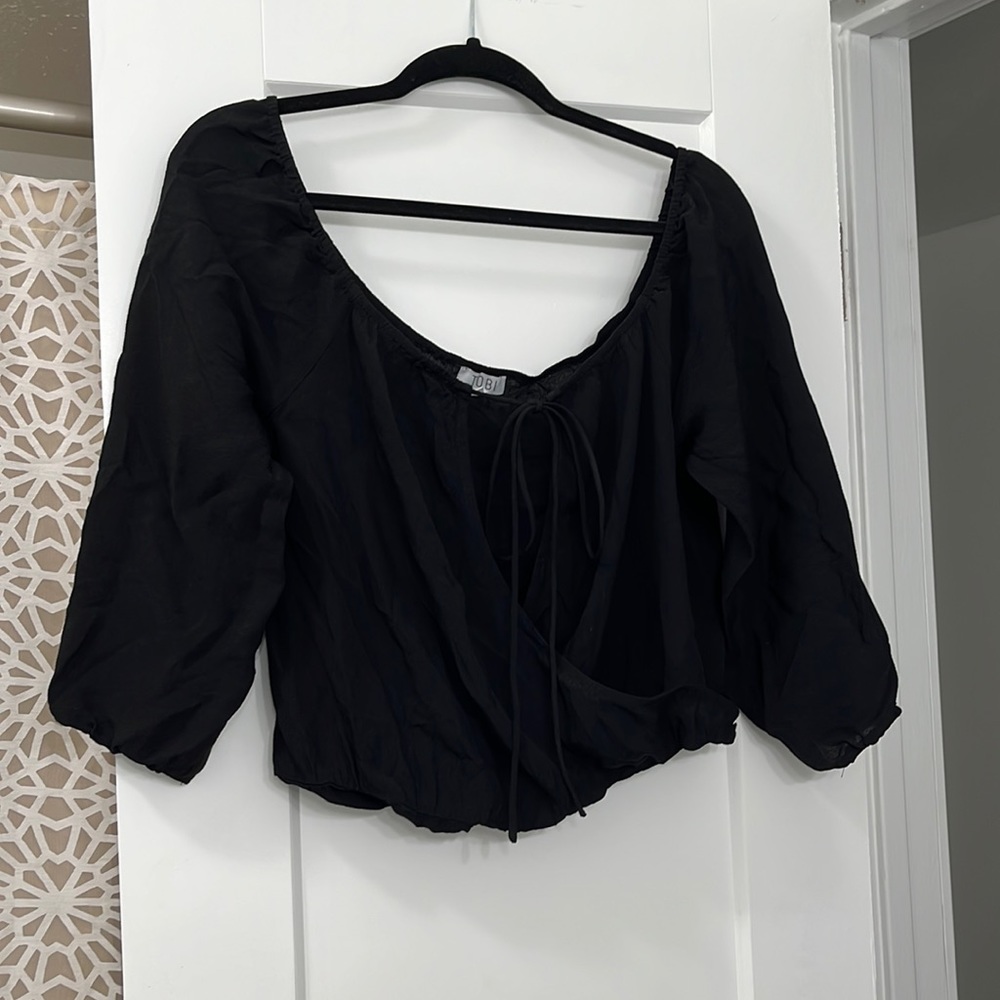 Tobi wrap blouse